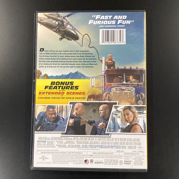 Fast & Furious Presents: Hobbs & Shaw - DVD - Picture 2 of 4